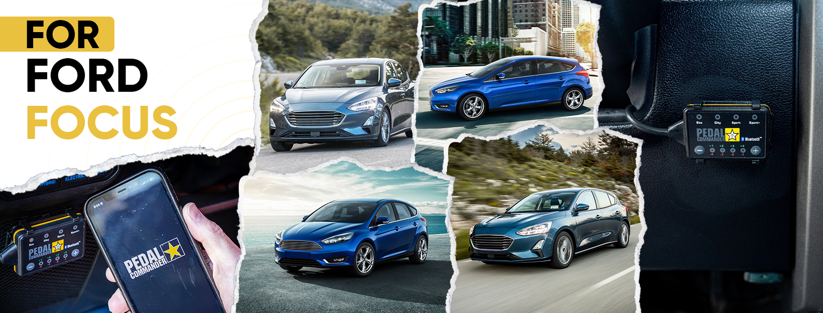 Commande de pédale pour Ford Focus